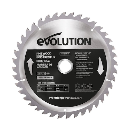 EVOLUTION FW185TCT-40 7-1/4